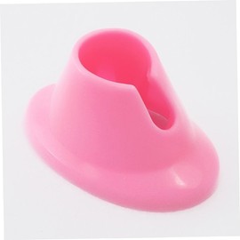 PACKOVE 4Pcs Nail Polish Bottle Holder Nail Art Supplies for Home Shop Use Pink White Rack with Simple Design for Easy Organization