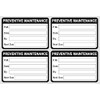 2x3 inch 200 PCS Preventive Maintenance Stickers for Machines and