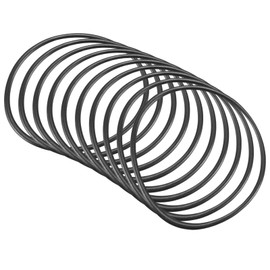 QUARKZMAN Nitrile Rubber Nitrile Ring Seal 33 mm x 30 mm x 1.5 mm for Tap Plumber Repair Seal Connection, Black Pack of 10