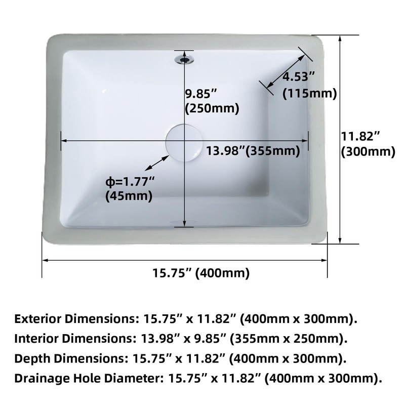16 Inch Bathroom Vanity SinSmall Undermount Bathroom Sinks Rectangular White
