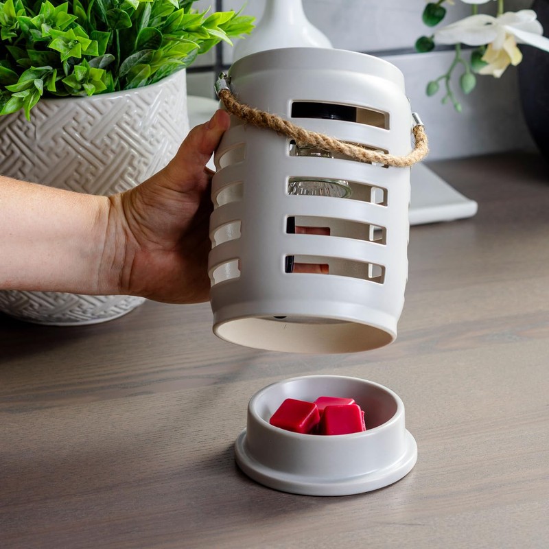 Candle Warmers ETC Illumination Fragrance Warmer, Shutter Lantern Canopy
