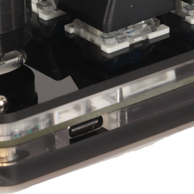 6 Key Mini Keypad with Knob RGB Light Blue Switch