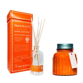 Apothecary Jar Candle 20oz & 8oz Diffuser Kit - Blood Orange Amber Bundle