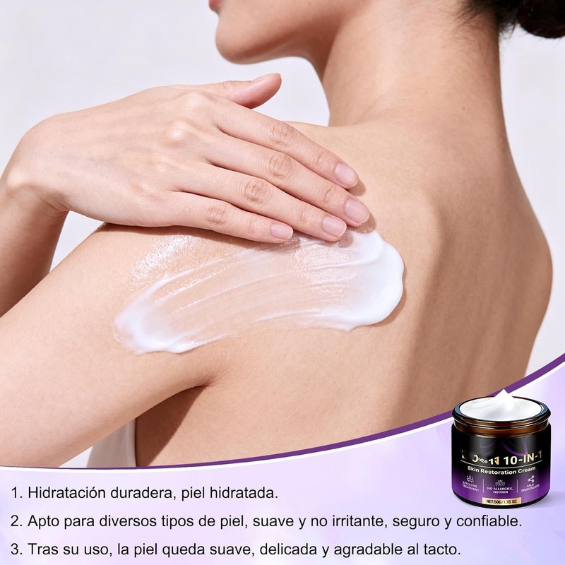 2PCS Crema Reparadora de la Piel 10 en 1, Crema