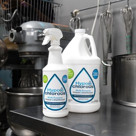 Hypo+Chlorous Hypochlorous 32oz Multi-Purpose Cleaner and Disinfectant, Nature's Germ Killer, Deodorizing, Bleach Free