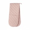 Dexam Love Colour Double Oven Gauntlet, Blush, 100% Cotton, Quilted