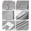Mrbuerly Men's Seersucker Suit 2 Piece Striped Blazer Pants Beach