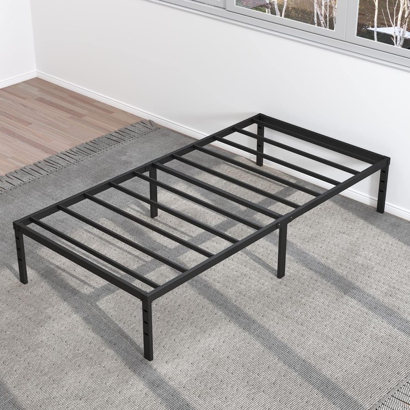 Maenizi Twin XL Bed Frames No Box Spring Needed, 14