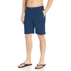 Quiksilver Men's Union Amphibian Hybrid 20 Inch Outseam Water Friendly Short, Navy Blazer, 32