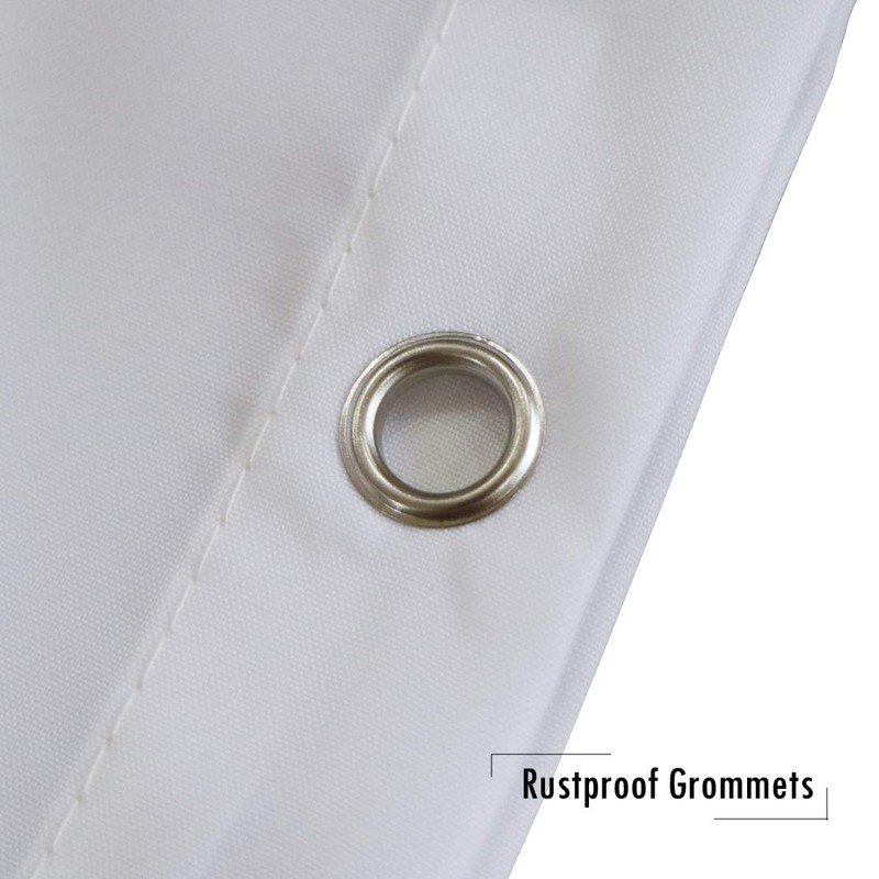 Vosign Shower Curtain Liner 54 Inch Short Length Fabric Soft