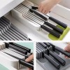 Luxury Organizador De Cuchillos Cajón 9 Cuchillos 2 Niveles Blanco