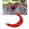 Exhaust Muffler Red Exhaust Silencer Pipe Half Moon Shape 40mm