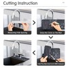 Tatenale Kitchen Sink Splash Guard Sink Faucet Mat Faucet Handle