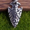 LANGHONG Norse Viking Thor Hammer Necklace Mjolnir Necklace for Men