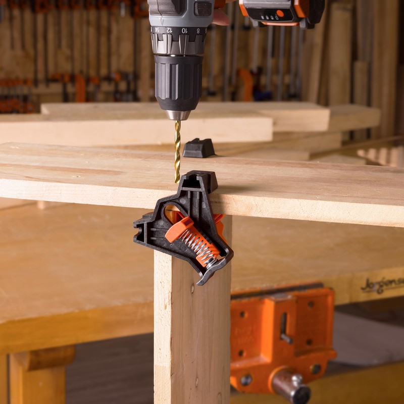 PONY 4-Pack Corner Clamp for Woodworking, 90 Degree Right Angle