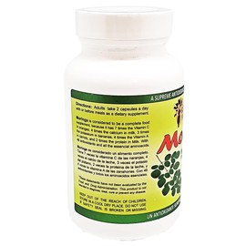 Sunshine Naturals Moringa Dietary Supplement. Immune System Aid, Energy Booster, Antioxidant Support, and Nutrient-Rich Superfood. Promotes Digestion and Heart Health. 120 Capsules. Pack of 3