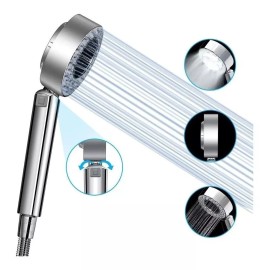 Misorel Regadera De Teléfono Para Baño Regulable  De Alta Presión