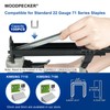 WOODPECKER N7116 Upholstery Stapler 22 Gauge 3/8-Inch Crown Pneumatic Upholstery