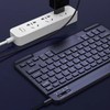 10-inch Wireless BT Keyboard Three-system Universal Colorful Rechargeable BT Keyboard