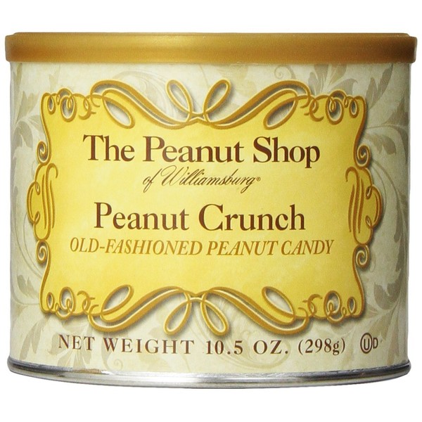 The Peanut Shop of Williamsburg Peanut Crunch, 10.5 oz Tin