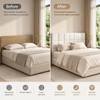 Antenat 3D Self-Adhesive Kids Headboard Padding, 4PK White 13.7"