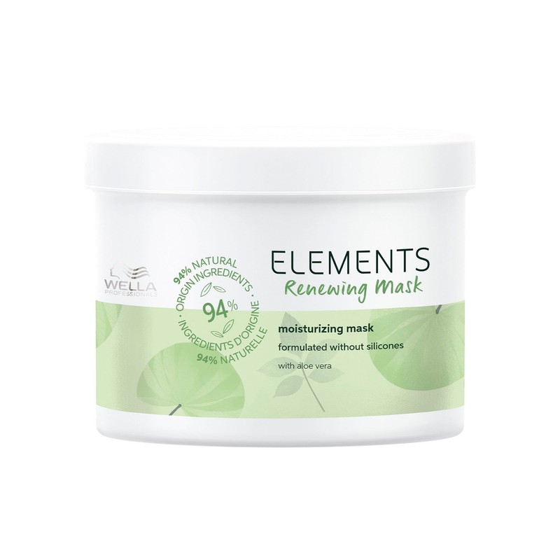 Wella Professional Elements Mascarilla Vegana Anti Frizz con Vitamina E