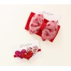 LilPinkGoose Heart Shape Head Wrap & Triple Sequin Heart Nylon