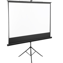 SEGAWE 84 Inch Portable Projection Screen 16:9 HD for Outdoor Indoor W/ Carry Bag Black