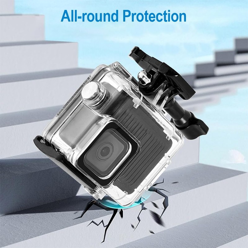 KETOPKIN Waterproof Case for GoPro Hero 4K Compact Waterproof Camera,60M/196FT