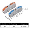 Lever Wire Connectors Quick Connect Electrical Splicing Kit for Compact