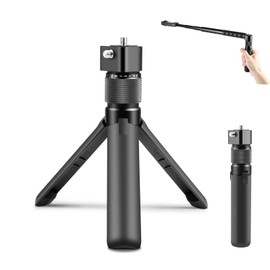 PULUZ Rotating Handle for Insta360 X4 / X3 Bullet Time Handle Rotating Handle for Panoramic Camera Rotating Camera Stand Tripod Stand for Insta360 X3 Desktop Tripod Tripod for Insta360 X4 Mini Tripod