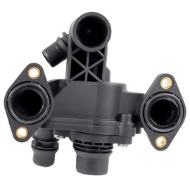 Merautop SJ Thermostat Housing Thermostat Coolant Thermostat with Gasket Replacement for C5 C6 XF XJ 407 607 2.7 HDI 3.0HDI Car Accessories Part# 1336Y3 1338E7 1338.E7 1336.Y3