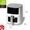 Starfrit Electric Digital Air Fryer - 4.2L Capacity - Ceramic