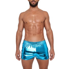 Gary Majdell Sport Pantalones cortos de secado rápido para hombre con bolsillos para gimnasio o club, Turquesa Líquido, X-Large