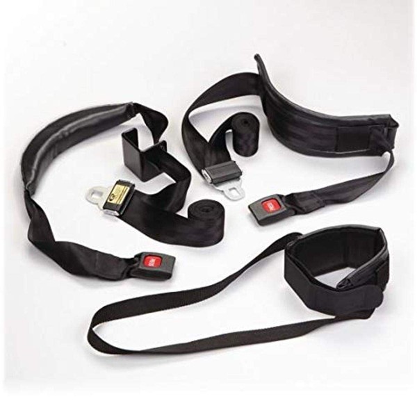 Sammons Preston Mobilization Straps, Joint Distraction Cuff, Comfortable, Adjustable, Strong, and Durable Buckle Straps, Secure Seat Belts Provide a Strong Attachment to Treatment Tables to Stabilize