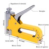 Tutee Stapler for Wood, 3-in-1 Box with 300 Nails, Suitable