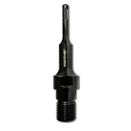 WERHE® Adapter for diamond core drill bit, core drill bit, 1 1/4 inch UNC to SDS Plus, with 1/2 inch internal thread