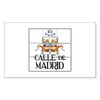 CafePress Calle De Madrid, Madrid Spain Sticker (Rectangul Rectangle Bumper