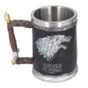 Stainless Steel Liner Mug Resin Decorative Hand Painted Beer Cup