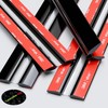 4X Black 300mm Acrylic Flexible Hinges – No Glue Required.