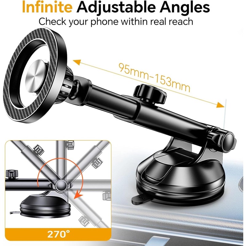 Coolpow for MagSafe Car Mount【Windshie