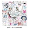 50PCS Wing Stickers for Computer,Luggage,Motorcycle,Water Bottle,Bumper,Bike,Laptop,Scrapbook,Suitcase,Cute Cool Wings of Angels