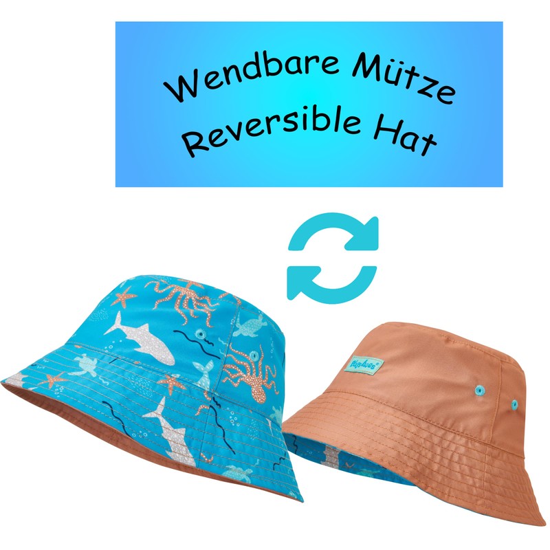 Playshoes Boys UV Protection Fishing Hat Swimming Hat Headwear Sea