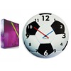 FLEXISTYLE Unique Wall Clock for Kids Football Silent Non Ticking