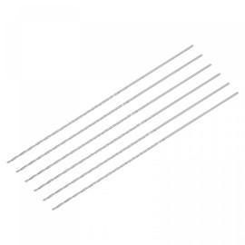 sourcing map HSS(High Speed Steel) Extra Long Twist Drill Bits, 1.5mm Drill Diameter 160mm Length for Hardened Metal Woodwork Plastic Aluminum Alloy 6 Pcs