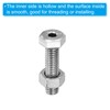 PATIKIL 3 Sets M6 x 25 mm Hollow Outside Hexagonal