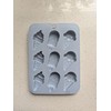 9 Cavity Silicone Chocolate Mold (Ice Cream) (Grey)
