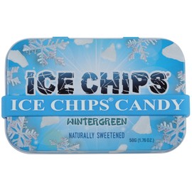 ICE CHIPS Xylitol Candy Tins (Wintergreen, 3 Pack) - Includes BAND as shown