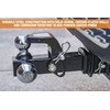 Buyers Products 1802279 Tri-Ball Truck Hitch With Hook, Solid Shank