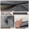 JZHLLA Triangle Bed Gap Filler Queen, Prevent Items from Falling